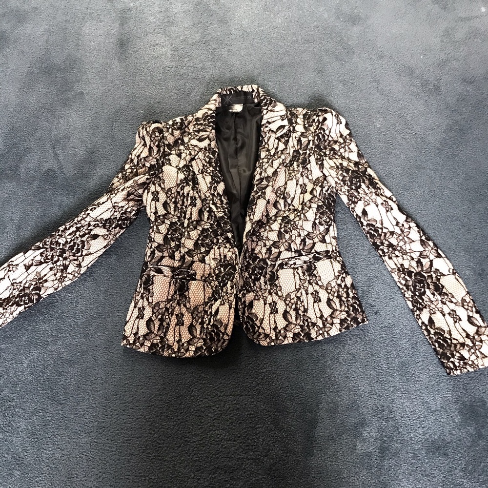 Stylish lace Kardashian jacket